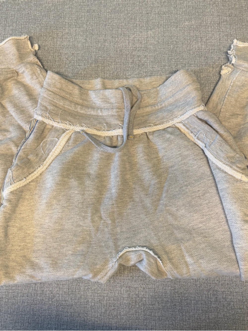 Free People Light Gray sprint to
The finish fleece joggers with split hem